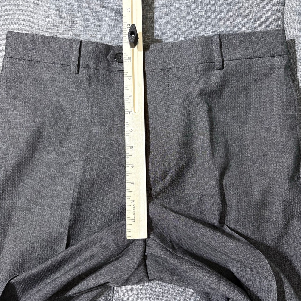 Kenneth Cole Vest Suit Pants Medium Gray Slim Fit Awareness Wool Career Office - Picture 8 of 9
